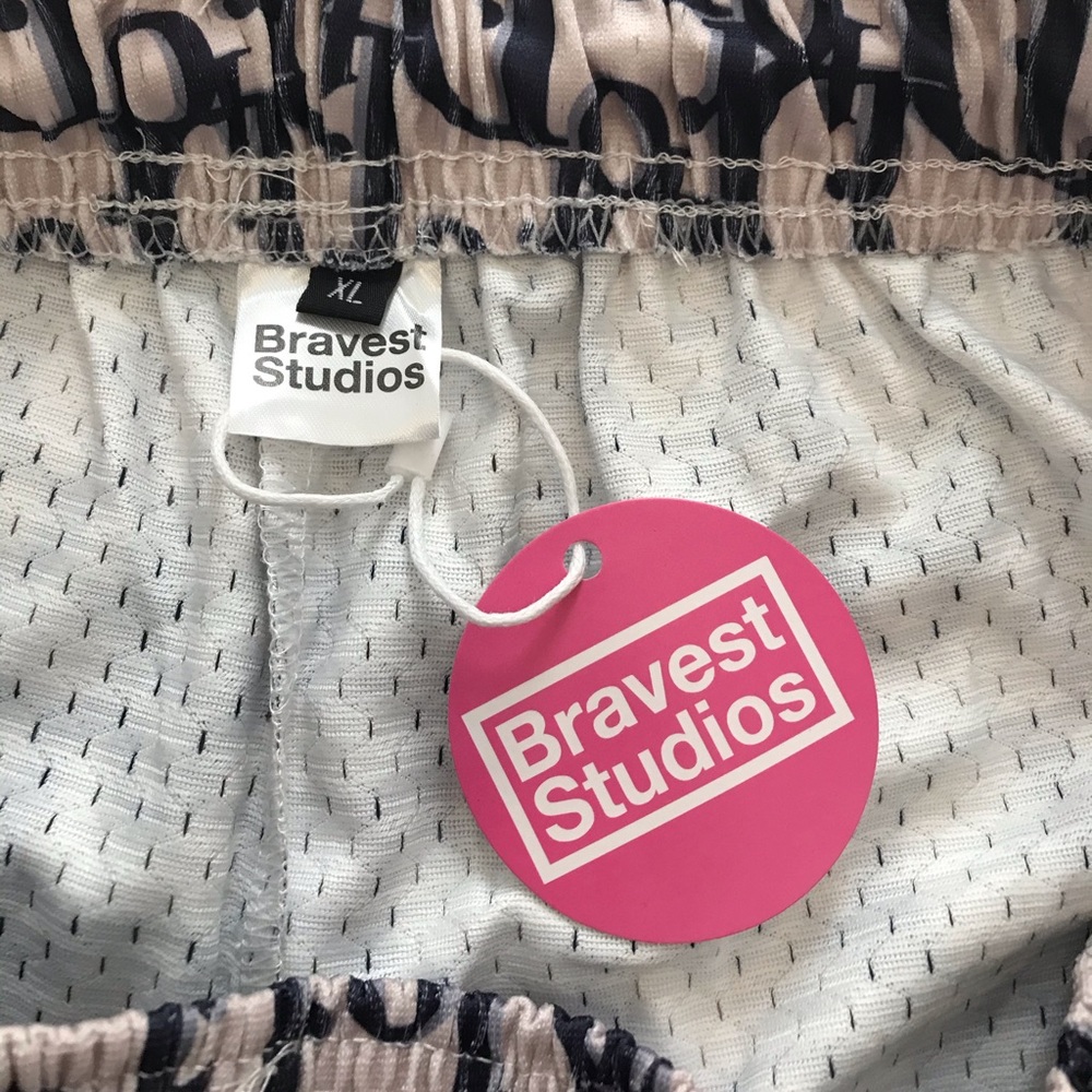 Bravest Studios Dior Monogram Mesh Shorts XL
